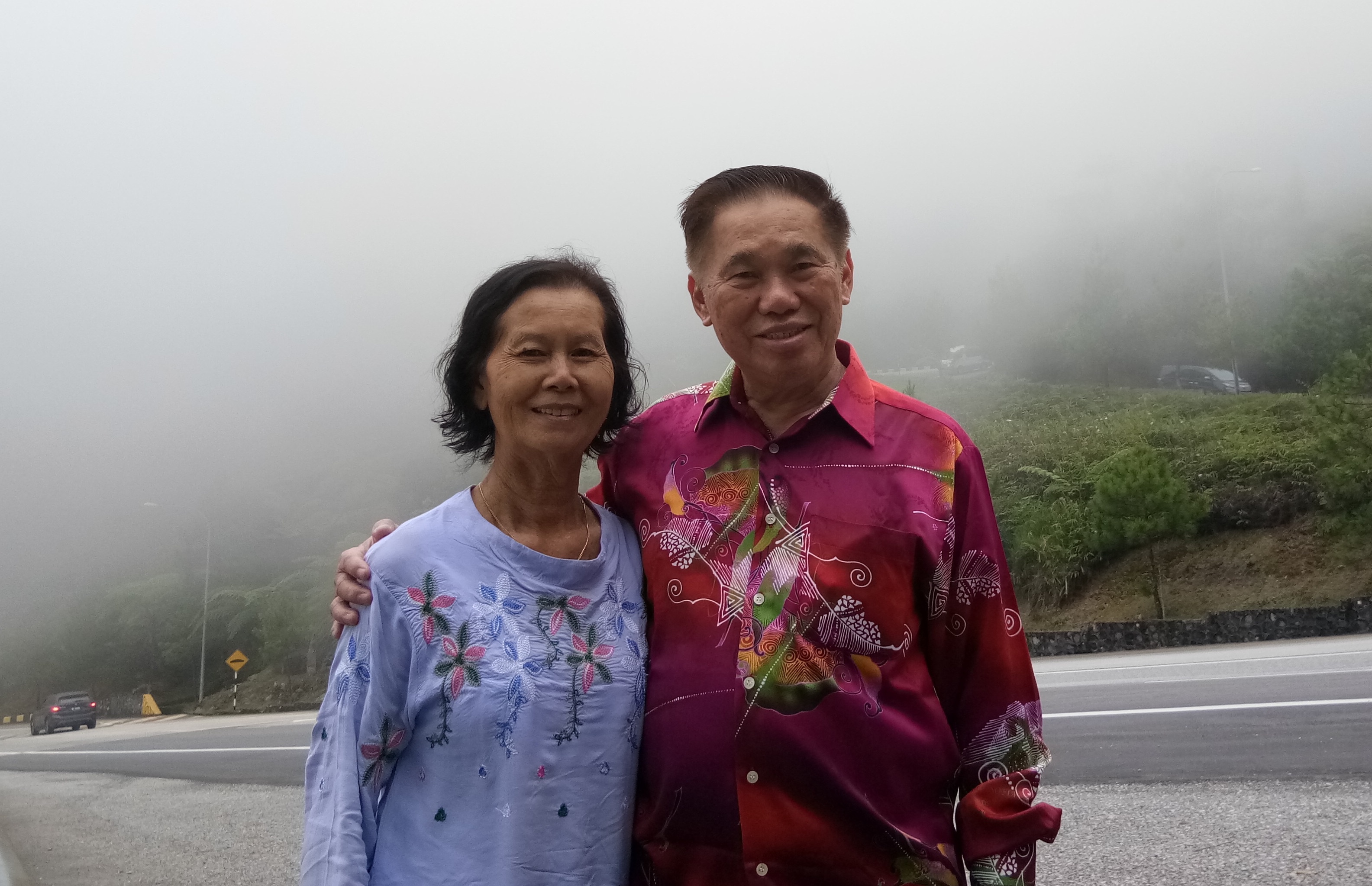 Grandmaster Wong and wife