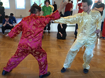 Grandmaster Wong and Sifu Leo