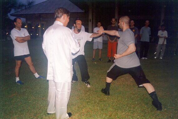 Joshua, Shaolin kungfu sparring