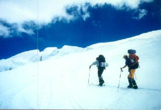 climbing Pamir Range