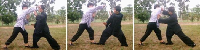 Yielding in Taijiquan combat application