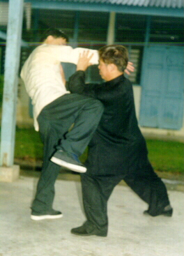 shaolin knee jab