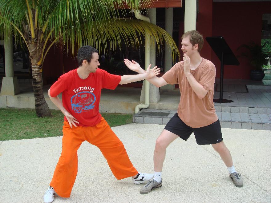 kung fu sparring