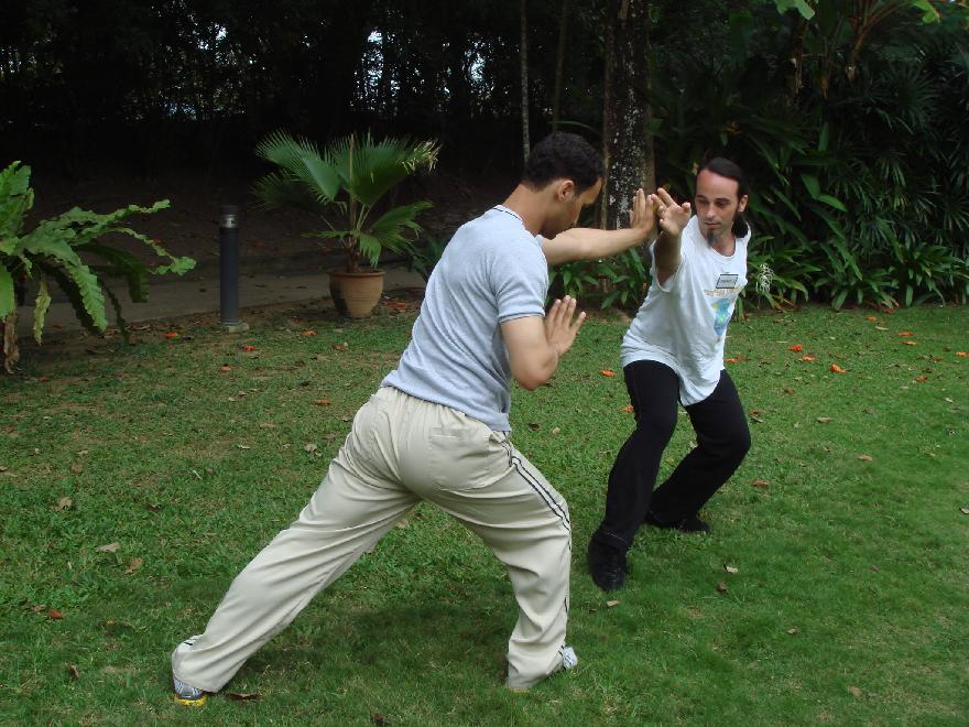 Sparring in Shaolin Kung Fu