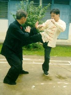 Combat application of Taijiquan