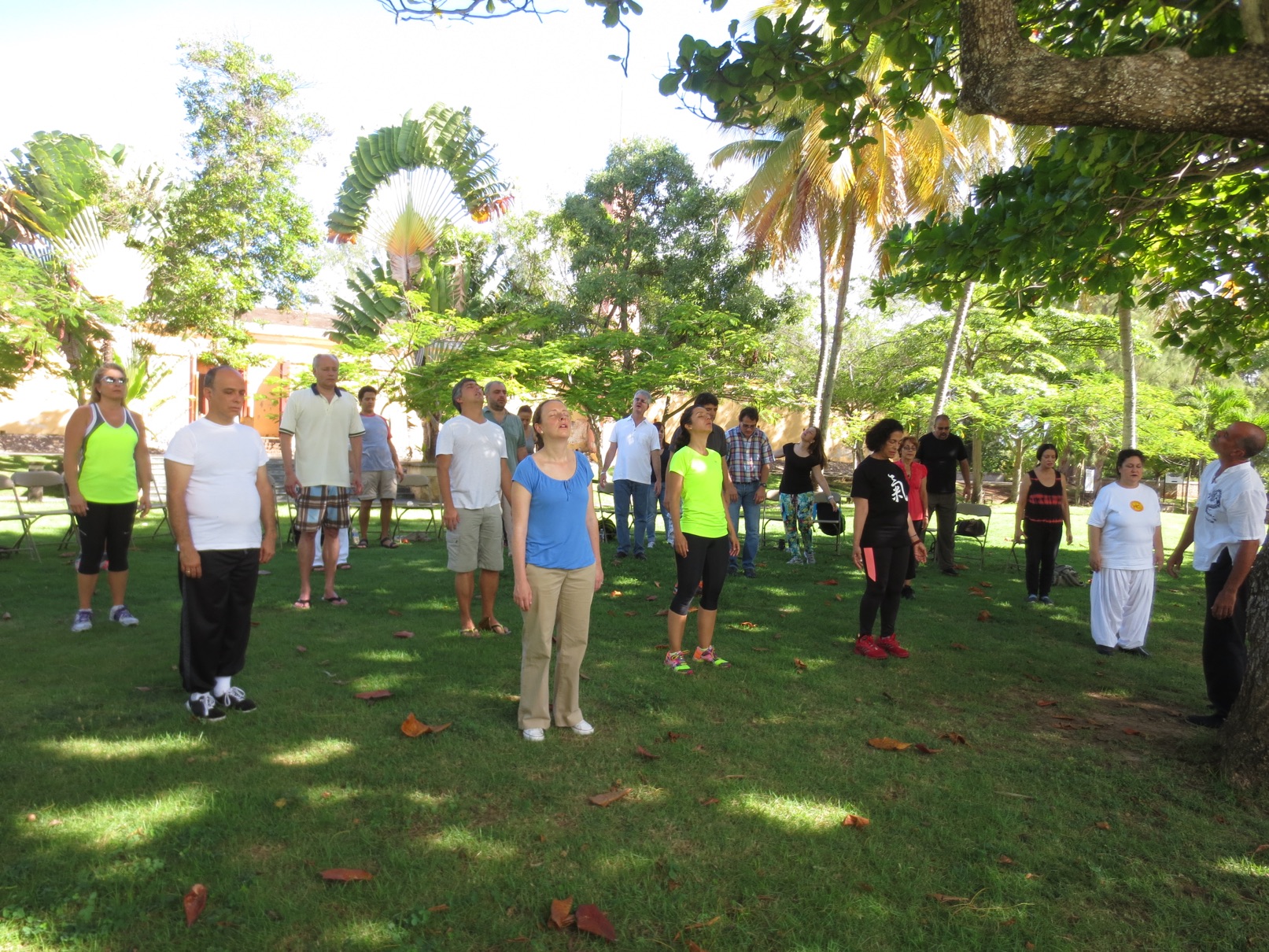 Chi Kung class in Puerto Rico