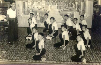 Sifu Wong as a small boy