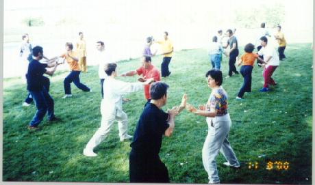 Combat Training in Taijiquan