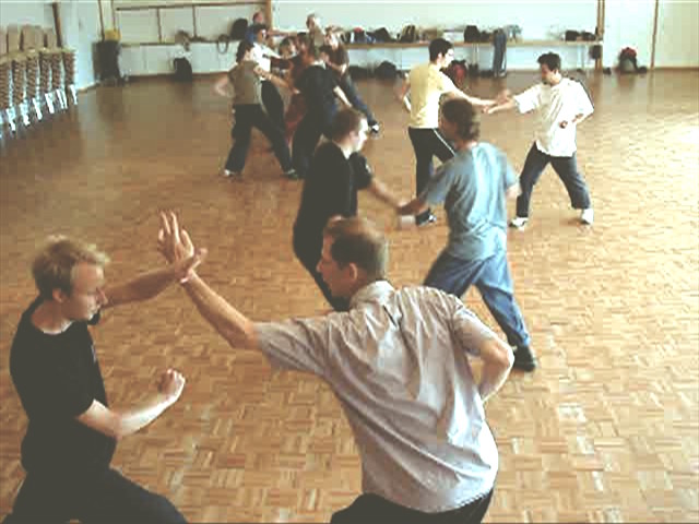 Free Sparring using Shaolin Kungfu